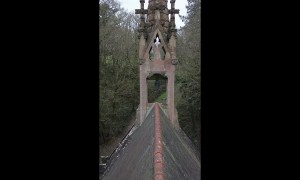 Drone Hits Bell And Crashes