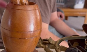 Wooden Barrel Tchotchke Has Hidden Phallic Surprise