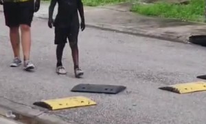 Boy Returns Home Covered In Mud From Carnival