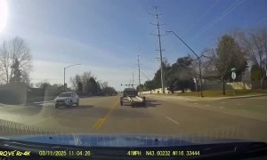 Pipes Fall From Truck