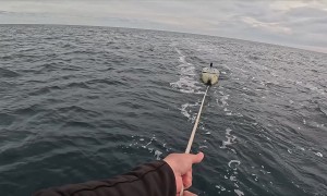 Towed Kayaker Loses All His Fishing Gear