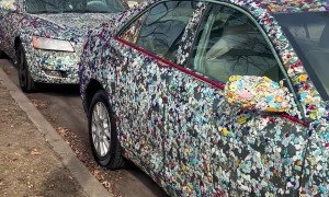 Trio Of Sticker Cars