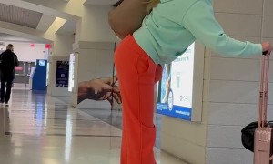 Backing Up Into Airport Art