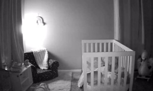 How This Toddler Spent Her First Night In Bed