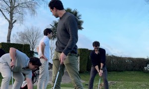 Golf Club Goes Flying