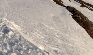 Skier Full Send Tumbles Down Rocky Slope