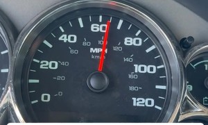 Man Rides High-Speed Scooter on Interstate