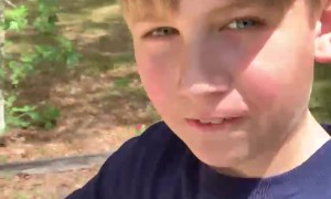 Hands-Free Golf Cart Ride Hits Head On Garage Door