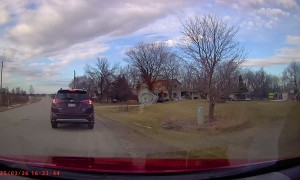 SUV Bumpers Crash Over Turning Confusion