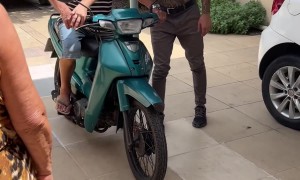 Bad Throttle Control Shoots Scooter Forward