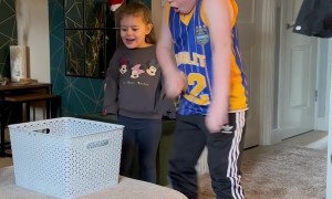 Boy Has Emotional Reaction to Puppy Surprise