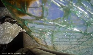 Dashcam Captures SUV Rollover at High Speed