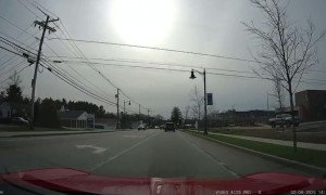 Car Cuts Off Cop, Instantly Gets Pursued