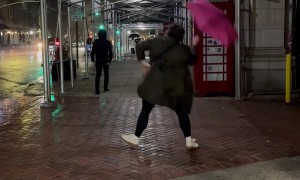 Hitting The Splits During Singing In The Rain