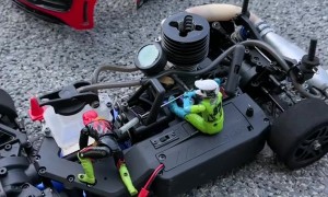 RC Car With Action Figure Operators