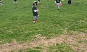 First Game and Still Learning the Rules of T-Ball
