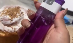 Giant Purple Lighter Is Theft-Proof