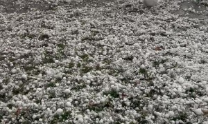 Nebraska Hailstorm Shatters Windows