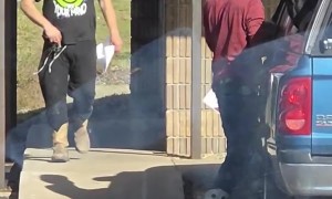 Man Gets Into Scuffle With Raccoon in Truck