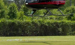 Thousands of Easter Eggs Dropped From Helicopter