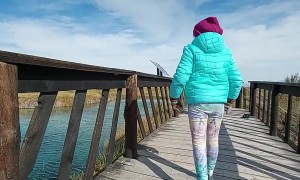 Marriage Proposal Interrupted by a Girl Picking a Wedgie