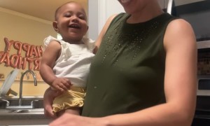Baby Cracks Up Over Crushed Garlic