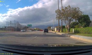 Car Flies Across Traffic and Gets T-Boned