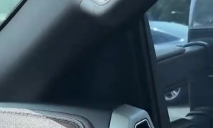 Car Spotted Driving on Interstate With Hood Up