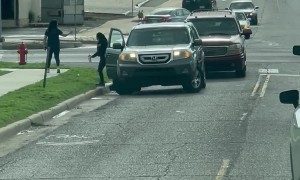 Posse Breaks Multiple Traffic Laws While Hauling Empty Trailer