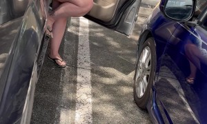 Passenger And Driver Squabble Over Scratched Car Mirror