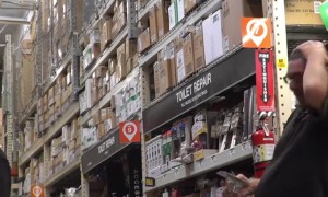 Guy Tickles Strangers at the Hardware Store