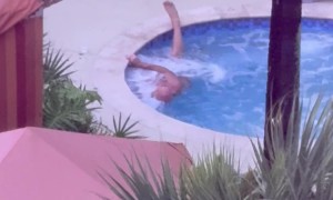 Man Enjoys Hot Tub Jets In Odd Way