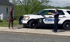 Naked man in Mt. Airy