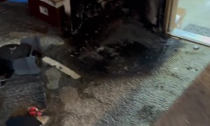 Exploded Lithium Battery Leaves House Covered in Ash