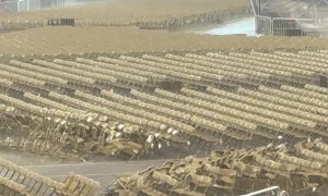 Mini Tornado Before Beyonce Concert