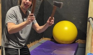 Close Call for a Guy With an Axe