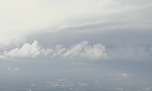 Lightning From Plane Window