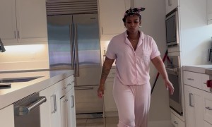 Daughter Slips On Freshly Mopped Floor