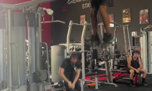 Athlete Claps Between Muscle Ups