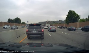 Middle Car Isn't Touched in I-5 Accident