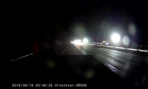 Drunk Driver Causes Chain Reaction Car Crash in a Construction Zone