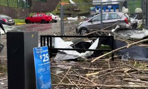 Destruction from Tornado in Chile