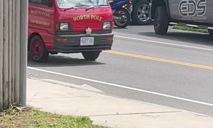 Miniature Fire Engine Reporting For Duty