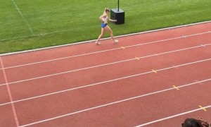 Runner Walks to Finish Line With Competitor Who Got Cramps