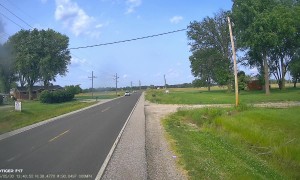 Van Flips On Rollback Tow Truck