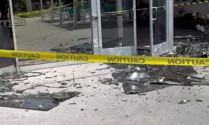 Destruction of Hotel Across the Street from Car Bomb of Fertility Clinic