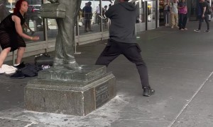 Fight Outside of Port Authority NYC