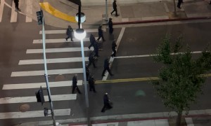 Food Delivery Haulted By Armed Police In LA