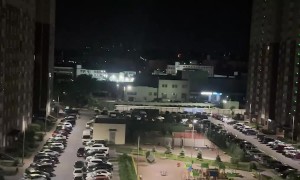 Shahed Drone Hits Apartment Block in Kyiv