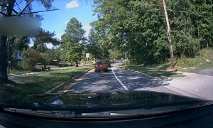 Woman Stubbornly Blocks Cars in Neighborhood
